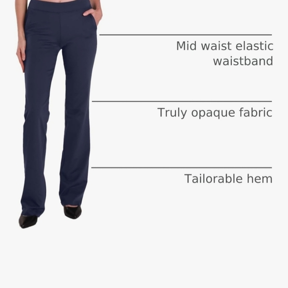 Safort Navy Women's Tailored Pants. XXL - Picture 1 of 9